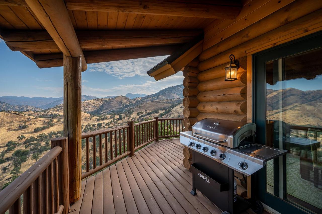 4 Kings Log Cabin 150 Acres Spectacular Views Three Rivers Kültér fotó